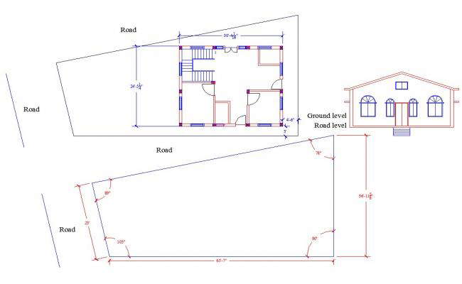 House plan based on Dandaka Method