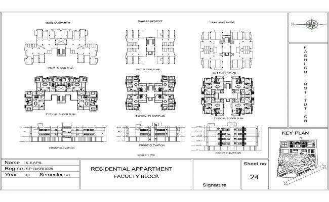 2, 3 bhk apartments