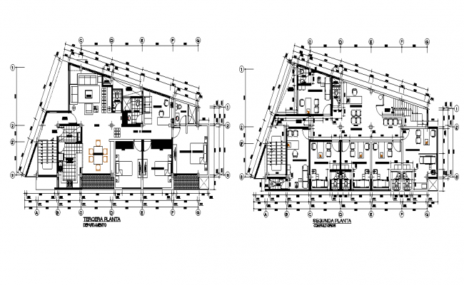 20x10m amazing house plan is given in this 2D Autocad DWG drawing file. Download the Autocad file.