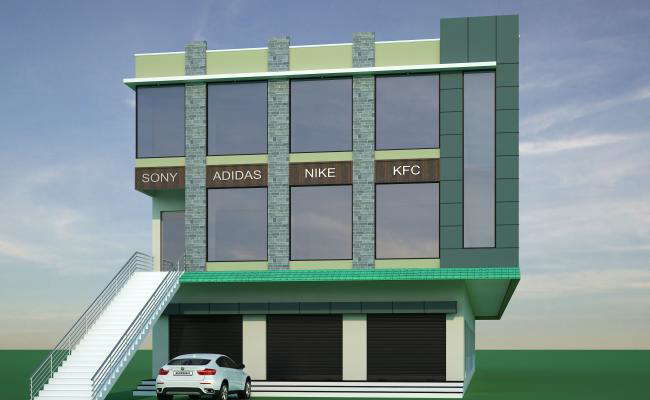 3D Building Exterior Max File