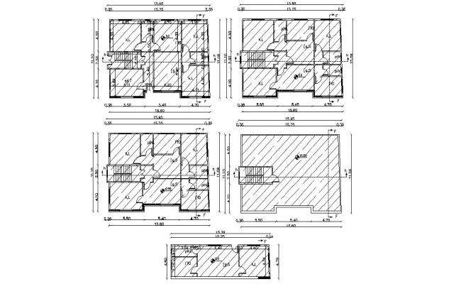40' X 50' Ft Residence Apartment Architecture Plan 