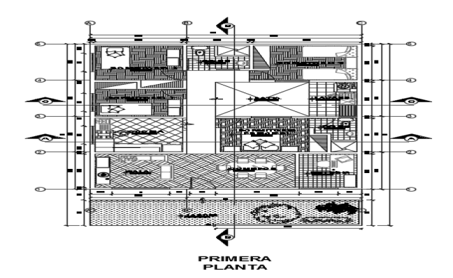 9x15m 4BHK Floor Plan in AutoCAD DWG File for Design
