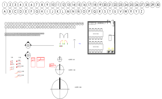 Architecture Drafting AutoCAD Random Blocks DWG File