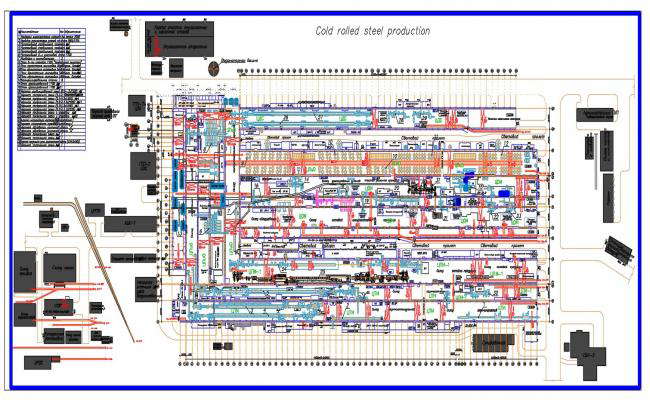 Cold Rolled Steel Productiondrawing