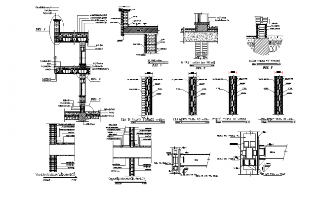 Column Section view of the college university is given in this 2D Autocad DWG drawing file.  Download the 2D Autocad DWG drawing file.