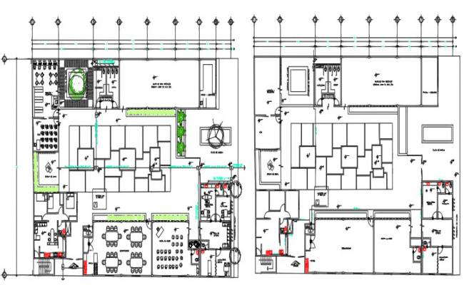 Corporate building floor plan