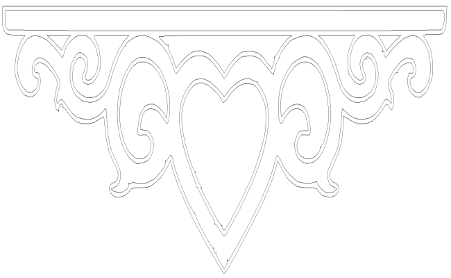 Decorative corbel design cad block DWG AutoCAD drawing