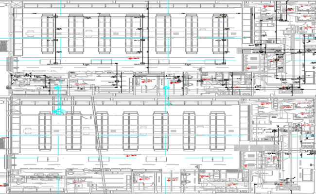 Detailed Shopping Mall Architecture Floor Plan with Interior Design in AutoCAD DWG File as Per Industry Standards