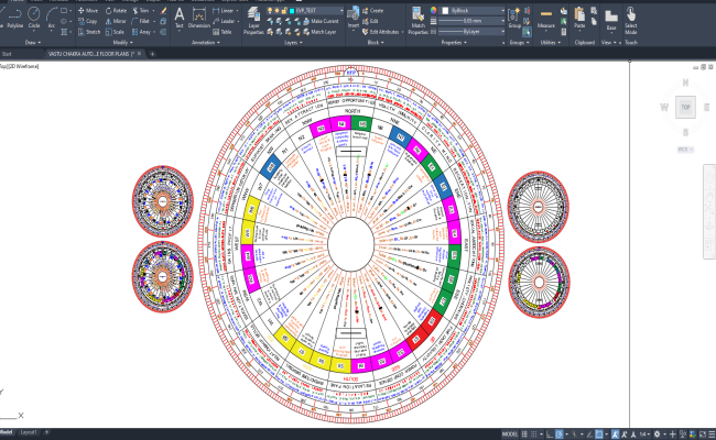 Download Vastu chakra autocad dwg files 