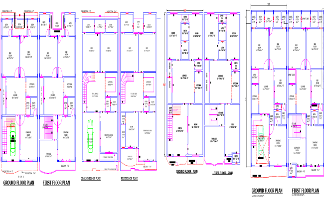 30x54 House Plan Collection Featuring 4 Unique Designs