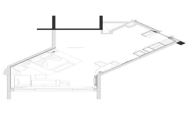 Furniture Layout Plan with Detailed AutoCAD Drawing DWG file
