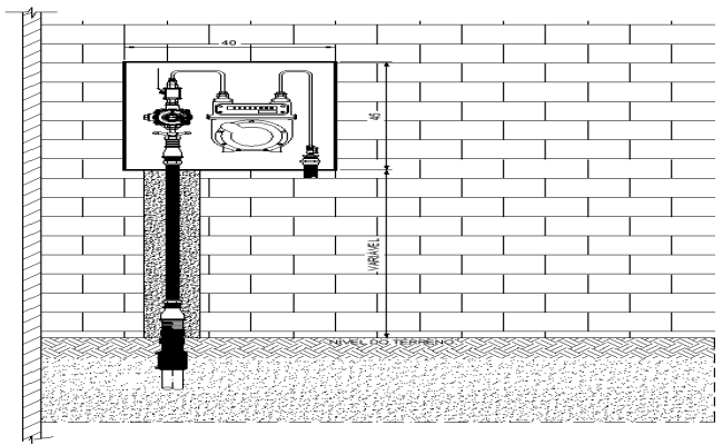 Gas Pipeline Installation Layout Plan Design AutoCAD DWG
