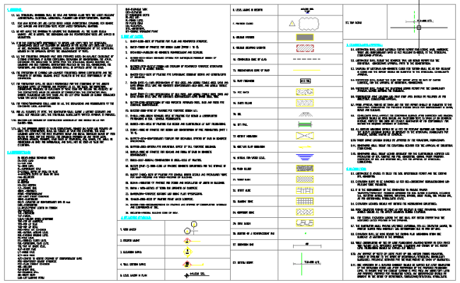 General Structural Notes for Commercial Building DWG | Cadbull