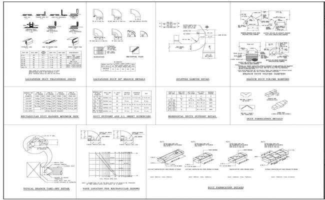 HVAC System AutoCAD CAD Drawing 