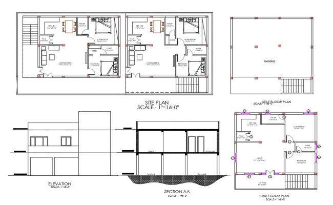 House Plan AutoCAD File