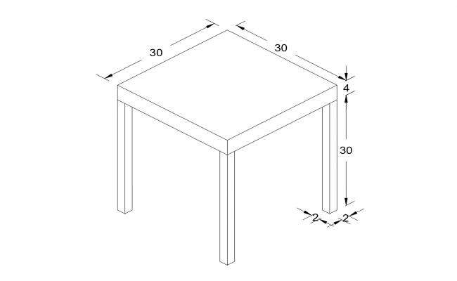 Isometric Table