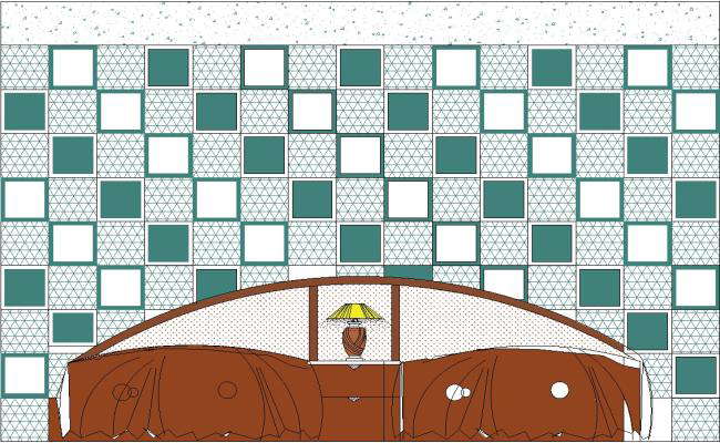 KIDS BEDROOM. detail drawing presented in this AutoCAD file. Download this 2d AutoCAD drawing file.