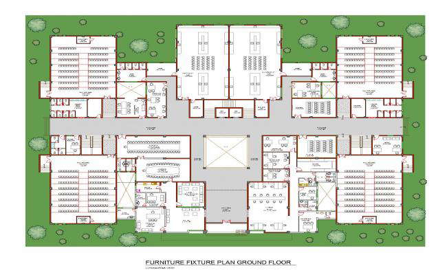 Medical Colleges Ground floor plan 