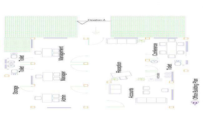 Office Building  Floor Plan