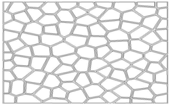 Pebble natural texture design DWG AutoCAD drawing