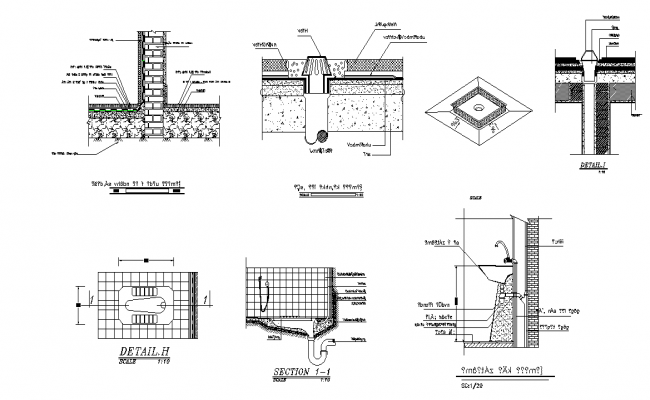 Plan and section detail of College University is given in this 2D Autocad DWG drawing file.  Download the 2D Autocad DWG drawing file.