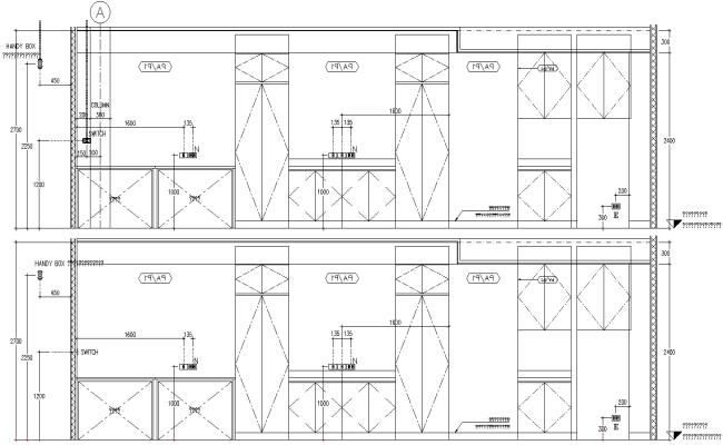 Smart lock Door Section Detail DWG AutoCAD file