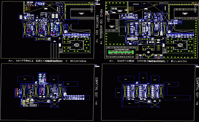 Hospital floor plan is given in this file. Download this 2d Auto cad file. 
