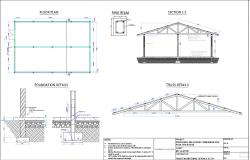1000 Broilers Poultry House Design Drawing 