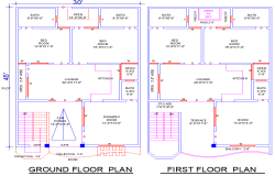 30'x45' Residential House Plan with 5 Bedrooms and Parking