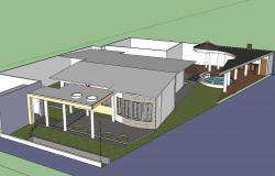 3D House SKP File