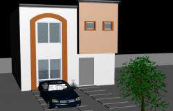 3D of banglow 