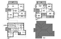 AutoCad 2D drawing file having the Individual villa floor plan with Basement car park facilities(Villa House Floor Plan). Download the AutoCAD 2D DWG file. 