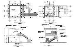 Bedroom with stair details