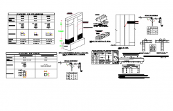 Foundation Details free AutoCAD drawings