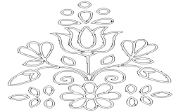 AutoCAD Furniture Blocks with Embroidery Wall Designs