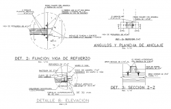 False beam fixing details cad drawing is given in this cad file. Download this 2d cad file now.