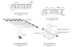 Foundation detailing with isometric drawing.