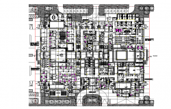 General hospital building plan is given in this 2D Autocad DWG drawing file. Download the Autocad drawing file.