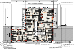 Residential Architectural Apartment Floor Plan in DWG File
