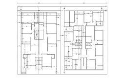 Residential Floor Plan Layout CAD File 