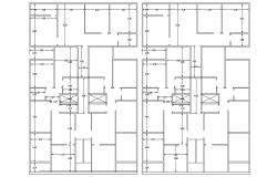 Residential Floor Plan Layout DWG File 