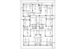 Residential House Floor Plan Layout CAD File 