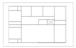 Residential Site Plan Layout DWG File 