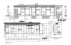 Building Section Drawing In Autocad File