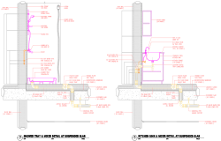 Shower Tray & Kitchen Sink Details at Suspended Slab