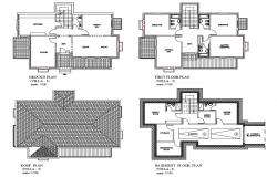The AutoCad 2D drawing file having the Individual villa floor plan with Basement two car park facilities( Villa  Floor Plan).  Download the AutoCAD 2D DWG file. 