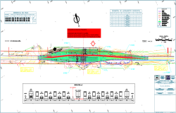 Toll Plaza Architecture Floor Plan, Section & Elevation DWG
