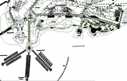 nautical club design drawing dwg file