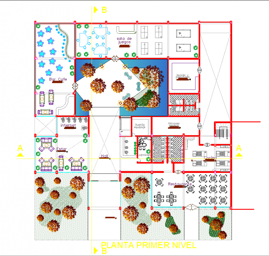  The layout plan & a detailing with dwg file.