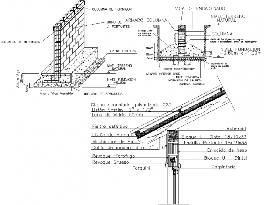  The structural plan detail dwg file.